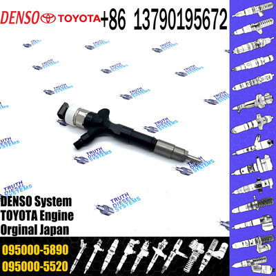 1KD-FTV Common Rail Fuel Nozzle Injector 095000-6180 095000-5890 For TOYOTA 23670-30080