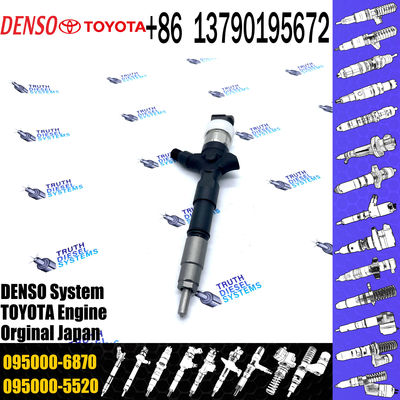 Diesel Common Rail Injector Assembly 23670-39155 095000-6870 For TOY0TA 1KD-FTV Engine