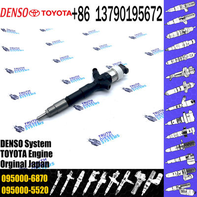 Diesel Common Rail Injector Assembly 23670-39155 095000-6870 For TOY0TA 1KD-FTV Engine