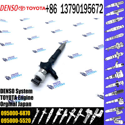 Diesel Common Rail Injector Assembly 23670-39155 095000-6870 For TOY0TA 1KD-FTV Engine