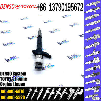 Diesel Common Rail Injector Assembly 23670-39155 095000-6870 For TOY0TA 1KD-FTV Engine