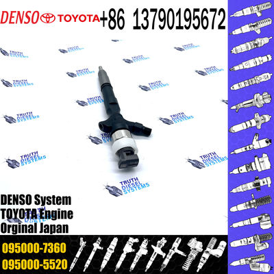 Den-so Original Common Rail Fuel Injector 095000-6870 095000-7360 For TOYO-TA 1KD-FTV 236770-39155