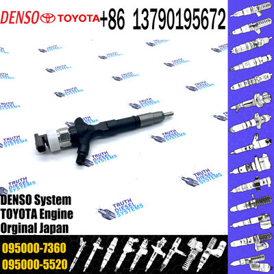 Den-so Original Common Rail Fuel Injector 095000-6870 095000-7360 For TOYO-TA 1KD-FTV 236770-39155