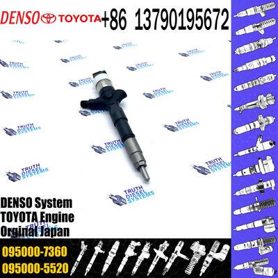 Den-so Original Common Rail Fuel Injector 095000-6870 095000-7360 For TOYO-TA 1KD-FTV 236770-39155