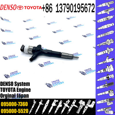Den-so Original Common Rail Fuel Injector 095000-6870 095000-7360 For TOYO-TA 1KD-FTV 236770-39155