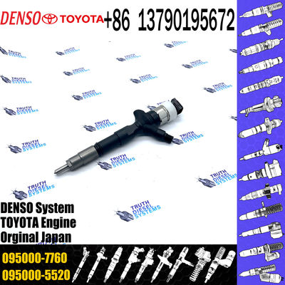 Diesel Common Rail Injector Fuel inyector 23670-30300 23670-0L010 095000-7760 095000-7761 for Hilux vigo 2KD-FTV