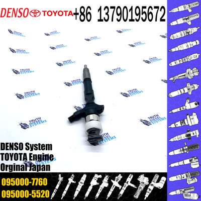 Diesel Common Rail Injector Fuel inyector 23670-30300 23670-0L010 095000-7760 095000-7761 for Hilux vigo 2KD-FTV
