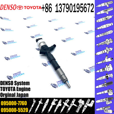 Diesel Common Rail Injector Fuel inyector 23670-30300 23670-0L010 095000-7760 095000-7761 for Hilux vigo 2KD-FTV