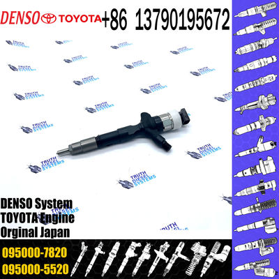 Common Rail Inyectores Diesel auto engine systems Fuel Diesel Injector 23670-39265 095000-7820 For Toyota 1KD-FTV