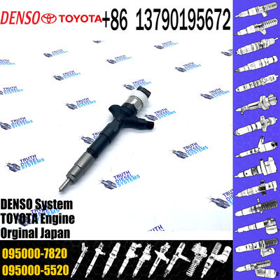 Common Rail Inyectores Diesel auto engine systems Fuel Diesel Injector 23670-39265 095000-7820 For Toyota 1KD-FTV