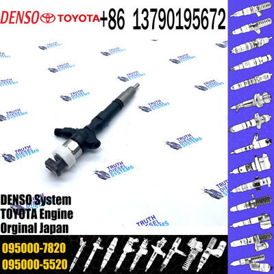 Common Rail Inyectores Diesel auto engine systems Fuel Diesel Injector 23670-39265 095000-7820 For Toyota 1KD-FTV