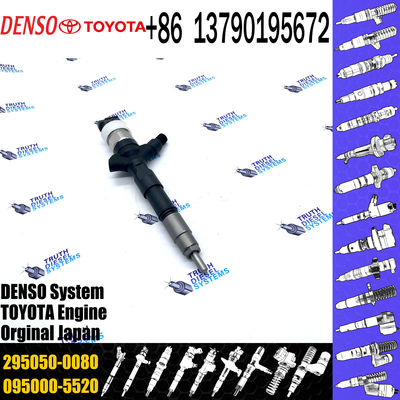 1KD-FTV 295050-0080 Nozzles Common Rail Fuel Injector 295050-0083 295050-0084 295050-0085 295050-0086 for Toyota Dyna 3.
