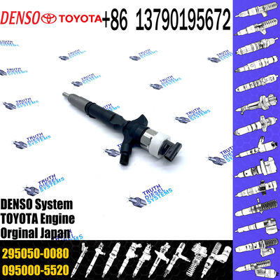 1KD-FTV 295050-0080 Nozzles Common Rail Fuel Injector 295050-0083 295050-0084 295050-0085 295050-0086 for Toyota Dyna 3.