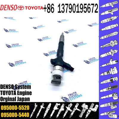High Quality diesel fuel injector 095000-5520 For TOYOTA HILUX 2KD-FTV 23670-0L010