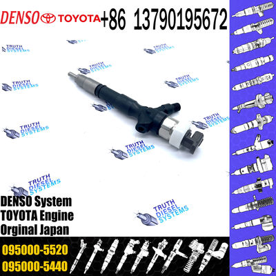 High Quality diesel fuel injector 095000-5520 For TOYOTA HILUX 2KD-FTV 23670-0L010