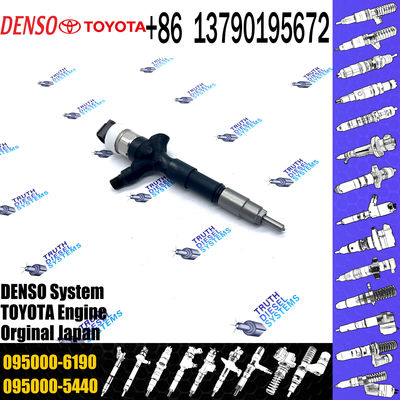 Common Rail Fuel Injector 23670-09060 23670-0L010 095000-6190 for Diesel Engine 2KD-FTV D4D