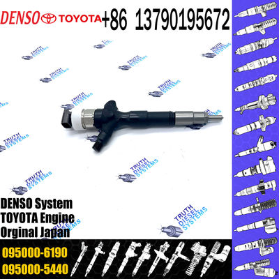Common Rail Fuel Injector 23670-09060 23670-0L010 095000-6190 for Diesel Engine 2KD-FTV D4D