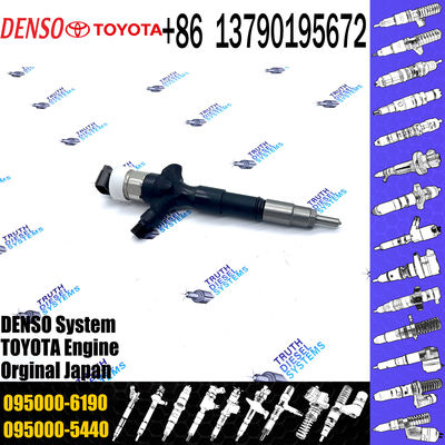 Common Rail Fuel Injector 23670-09060 23670-0L010 095000-6190 for Diesel Engine 2KD-FTV D4D