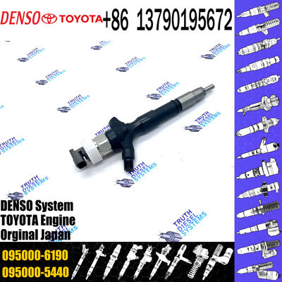 Common Rail Fuel Injector 23670-09060 23670-0L010 095000-6190 for Diesel Engine 2KD-FTV D4D