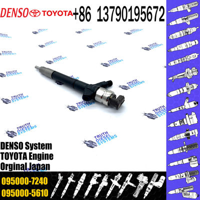 High Quality 2AD-FTV Diesel Fuel Nozzle Injector 095000 7240 0950007240 Common Rail Injector 095000-7240 for Toyota