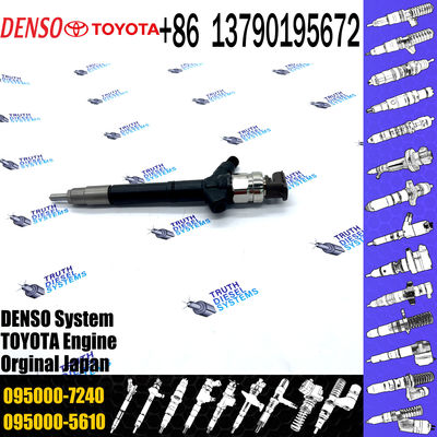 High Quality 2AD-FTV Diesel Fuel Nozzle Injector 095000 7240 0950007240 Common Rail Injector 095000-7240 for Toyota