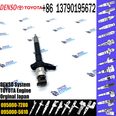 Diesel Common Rail Fuel Injector 095000-7640 095000-7630 095000-7280 095000-7270 for TOYO-TA 23670-0R170 23670-09290