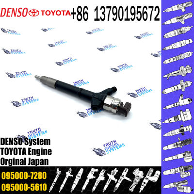 Diesel Common Rail Fuel Injector 095000-7640 095000-7630 095000-7280 095000-7270 for TOYO-TA 23670-0R170 23670-09290