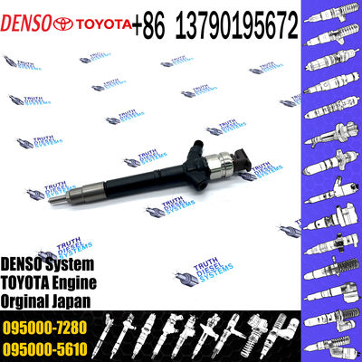 Diesel Common Rail Fuel Injector 095000-7640 095000-7630 095000-7280 095000-7270 for TOYO-TA 23670-0R170 23670-09290