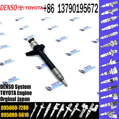 Diesel Common Rail Fuel Injector 095000-7640 095000-7630 095000-7280 095000-7270 for TOYO-TA 23670-0R170 23670-09290