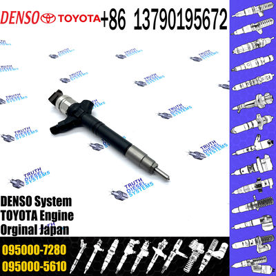Diesel Common Rail Fuel Injector 095000-7640 095000-7630 095000-7280 095000-7270 for TOYO-TA 23670-0R170 23670-09290
