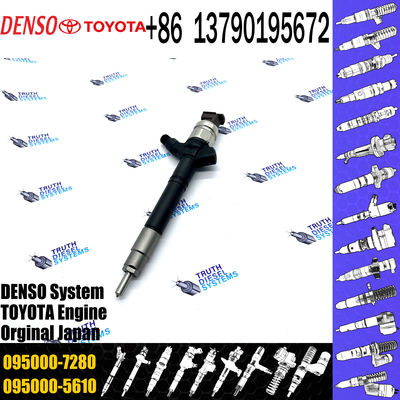 Diesel Common Rail Fuel Injector 095000-7640 095000-7630 095000-7280 095000-7270 for TOYO-TA 23670-0R170 23670-09290