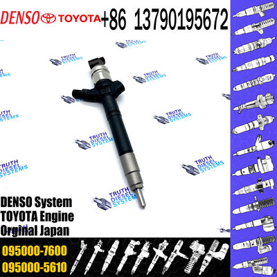 injector nozzle 23670-0R160 095000-7600 injector for Toyota 2AD-FTV Avensis common rail injector 23670-0R160 095000-7600