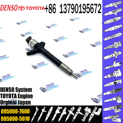 injector nozzle 23670-0R160 095000-7600 injector for Toyota 2AD-FTV Avensis common rail injector 23670-0R160 095000-7600