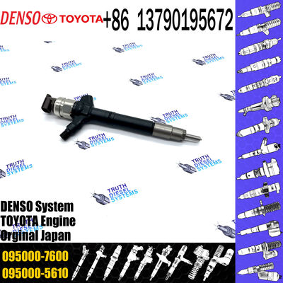 injector nozzle 23670-0R160 095000-7600 injector for Toyota 2AD-FTV Avensis common rail injector 23670-0R160 095000-7600