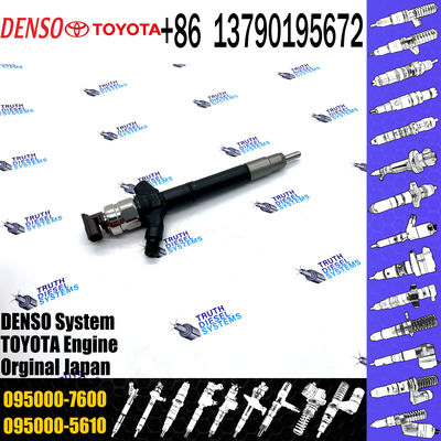 injector nozzle 23670-0R160 095000-7600 injector for Toyota 2AD-FTV Avensis common rail injector 23670-0R160 095000-7600