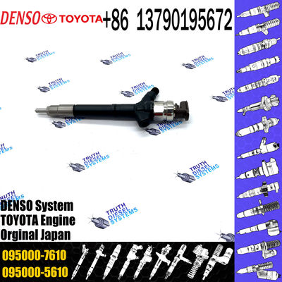 High Quality Common Rail Injector 095000-7250 095000-7600 095000-7610 for 1VD Diesel Nozzle Assembly
