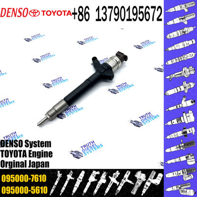 High Quality Common Rail Injector 095000-7250 095000-7600 095000-7610 for 1VD Diesel Nozzle Assembly