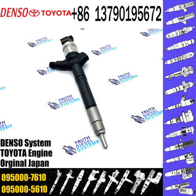 High Quality Common Rail Injector 095000-7250 095000-7600 095000-7610 for 1VD Diesel Nozzle Assembly