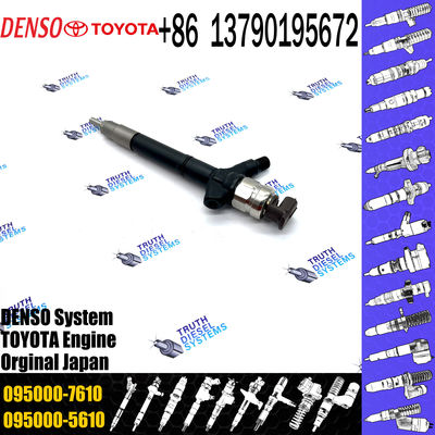 High Quality Common Rail Injector 095000-7250 095000-7600 095000-7610 for 1VD Diesel Nozzle Assembly