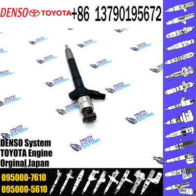 High Quality Common Rail Injector 095000-7250 095000-7600 095000-7610 for 1VD Diesel Nozzle Assembly