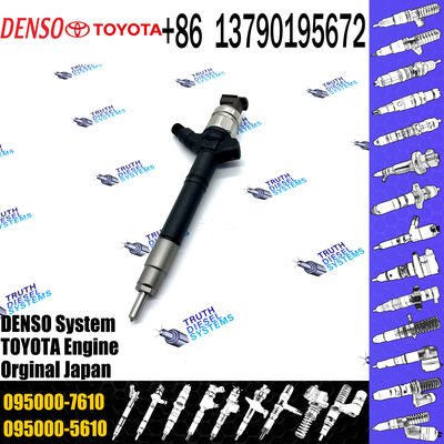 High Quality Common Rail Injector 095000-7250 095000-7600 095000-7610 for 1VD Diesel Nozzle Assembly