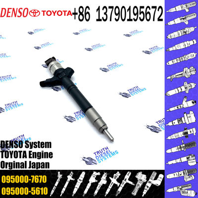 diesel fuel engine injector 095000-7670 23670-09280 for engine high pressure pump engine injection injector 095000-7670