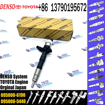 Common Rail Fuel Injector 23670-09060 23670-0L010 095000-6190 for Diesel Engine 2KD-FTV D4D