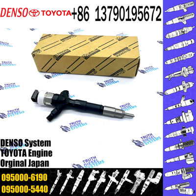 Common Rail Fuel Injector 23670-09060 23670-0L010 095000-6190 for Diesel Engine 2KD-FTV D4D