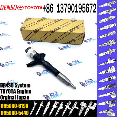 Common Rail Fuel Injector 23670-09060 23670-0L010 095000-6190 for Diesel Engine 2KD-FTV D4D