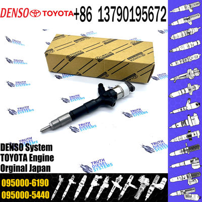 Common Rail Fuel Injector 23670-09060 23670-0L010 095000-6190 for Diesel Engine 2KD-FTV D4D