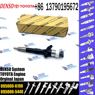 Common Rail Fuel Injector 23670-09060 23670-0L010 095000-6190 for Diesel Engine 2KD-FTV D4D
