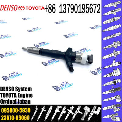 Common rail fuel injector 23670-09360 095000-874# 095000-593# 095000-738# 095000-7380 095000-5930 for 2.5 2KD more