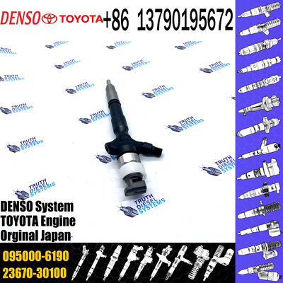 common rail injector 095000-7390 095000-6190 for toyota truck diesel pump injector 23670-30100 for toyota high pressure