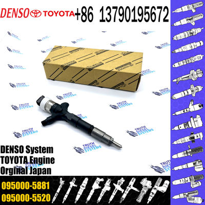 Common Rail Injector 095000-5880 095000-5881 095000-5660 23670-30050 23670-39096 23670-39095 For TOYOTA 2KD-FTV Engine